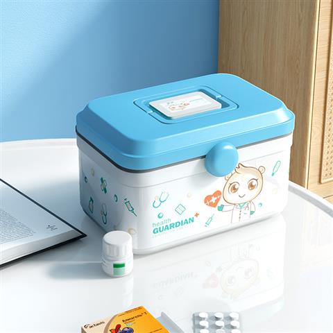 2022 new product portable PP plastic storage container medicine box medical kit with pill box